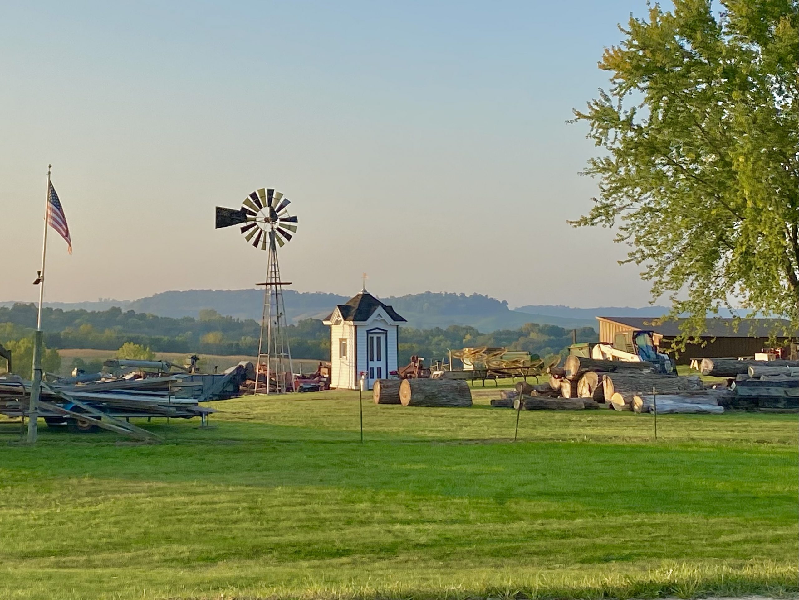 View of the hills sides