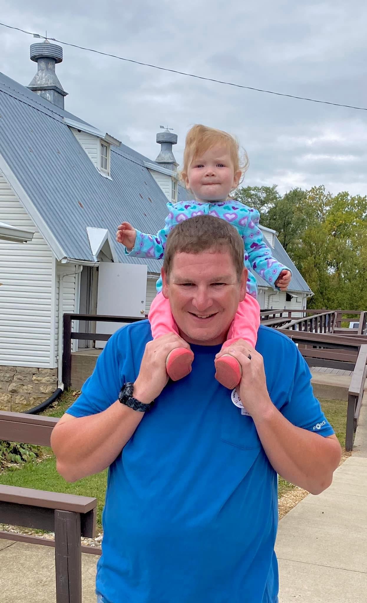 Dad and daughter