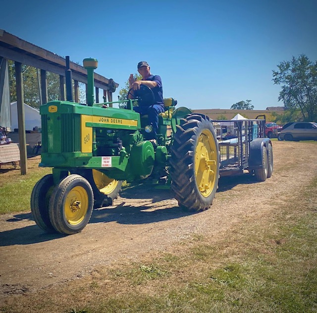 Dave on tractor