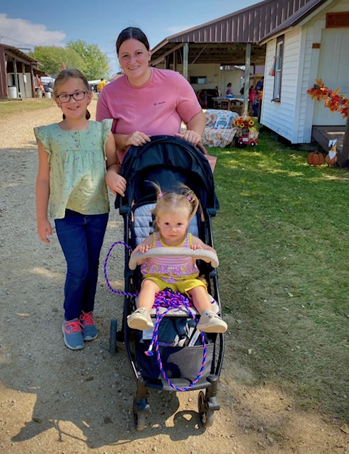 Mom and daughters